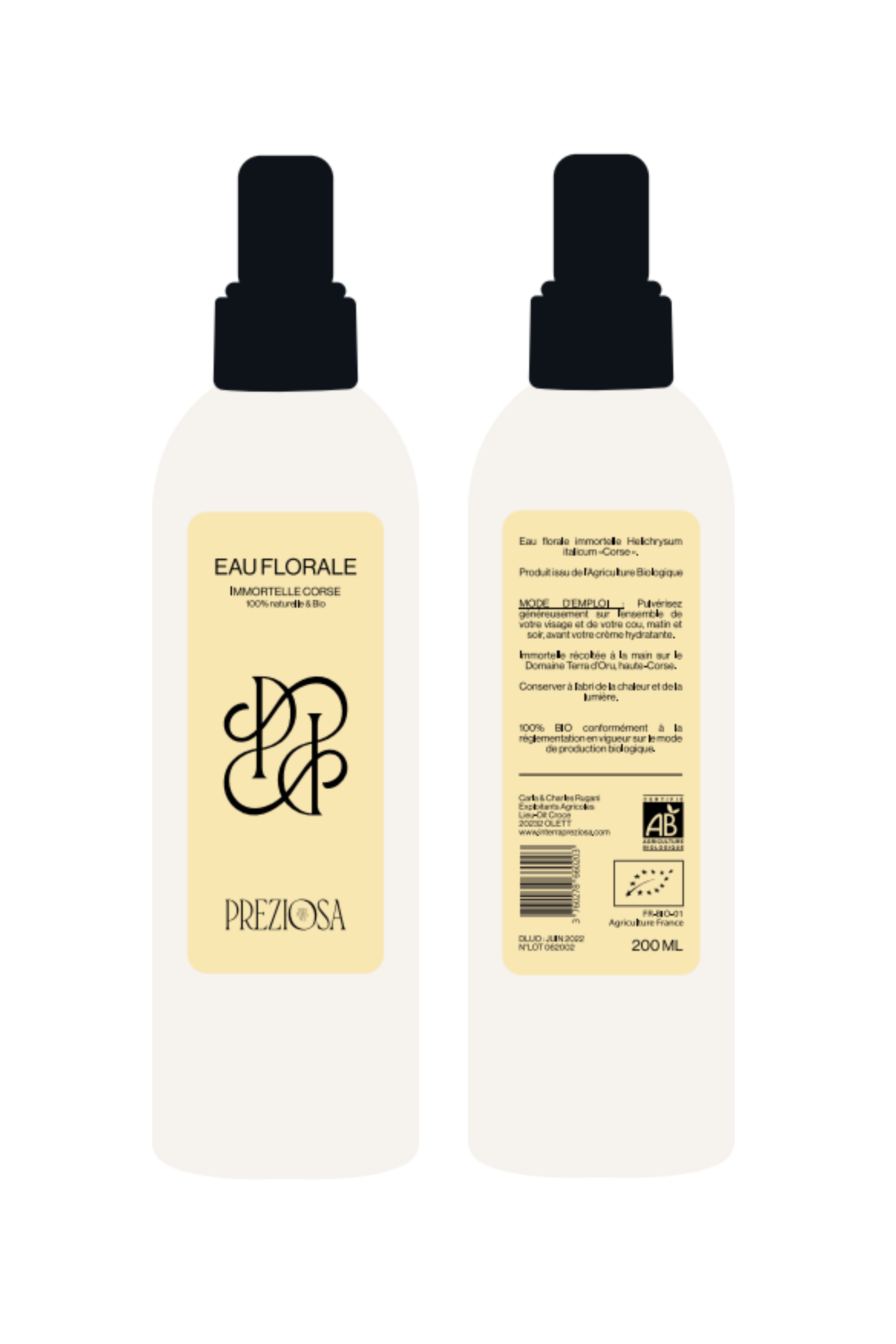 EAU FLORALE IMMORTELLE CORSE BIO